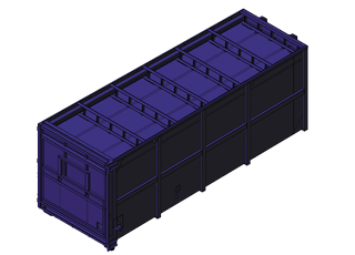 přípojný kontejner pk 30-H-VS